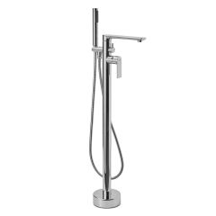 Grifería de Pie para Bañera Exenta Peirano 84-180 Vera Cromo